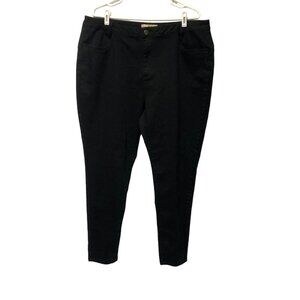 Hybrid and Company Black Pants Womens Size 20 Stretch Cotton Blend Trousers